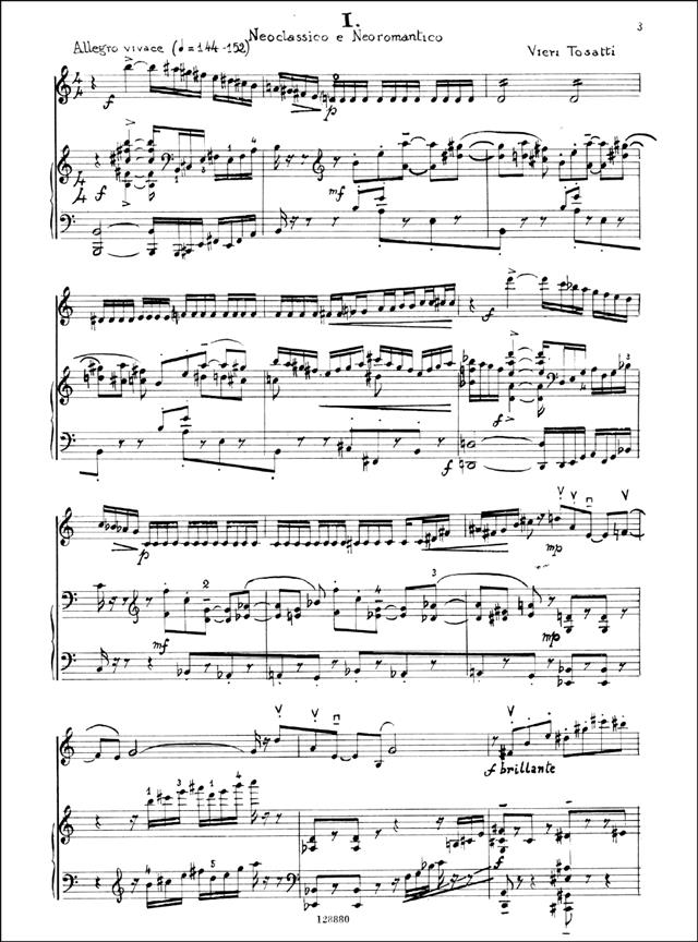 Piccola Sonata (1945) - Per Violino E Pianoforte - housle a klavír